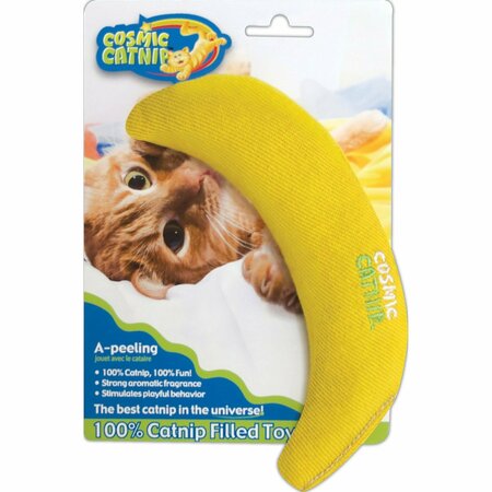 OURPETS Cosmic Banana 100% Catnip Filled Toy 1050011639